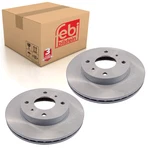 Pair Of Front Brake Disc Fits Nissan 180SX 200SX Almera Prairie Prime Febi 10628. Fixed Price $71.02.