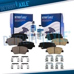 Front And Rear Ceramic Brake Pads W/ Hardware For Hyundai Santa Fe Kia Sorento. Fixed Price $57.46.