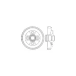 Centric 122.44034 Premium Brake Drum. Fixed Price $39.92.