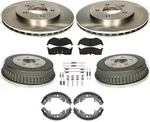 For 1997-00 Dodge Caravan Models With Rear Drums Rotors Pads Shoes. Fixed Price $305.00.
