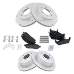Trq BKA17202 Brake Kit Ford F-150 2004-2008 Front Rear 4L3Z2001AD. Fixed Price $473.86.