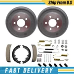 Rear Brake Drums Shoes & Hardware Spring Kit Fits 2002 Jeep Liberty. Fixed Price $278.43.