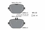 Textar 2260201 Brake Pad Set, Disc For Mercedes-benz, (bbdc). Fixed Price $82.82.