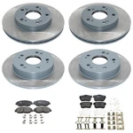 Durago Front Rear Disc Brake Rotors Trw Ceramic Pads Kit For Honda Civic L4 Fwd. Fixed Price $104.95.