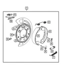 Genuine Mopar Parking Brake Adapter Assembly 68350384AB. Fixed Price $259.70.
