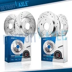 Front Rear Drilled And Slotted Brake Rotors Kit 2016 2017 2018 Ford Focus. Fixed Price $175.46.