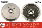 Trw DB4127 Brake Drum For Audi,chery,seat,skoda,vw,vw (faw),vw (svw). Fixed Price $57.67.