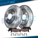 Rear Drilled Brake Rotors Pads For 2013-2015 Regal Lacrosse Chevy Malibu. Fixed Price $82.14.